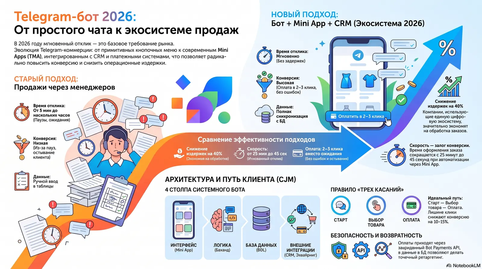 Telegram-бот для продаж в 2026 году: Пошаговый разбор, архитектура и кейс внедрения
