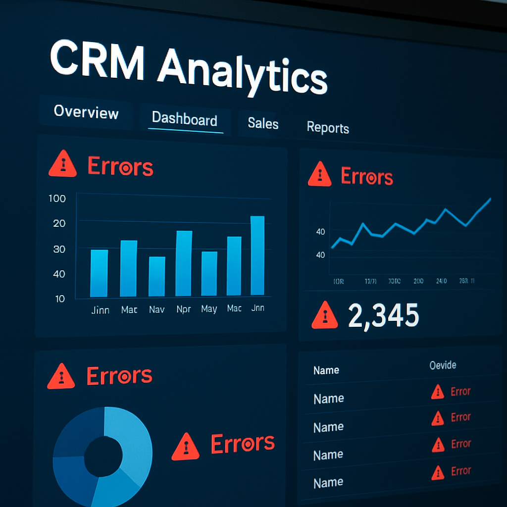 Экран с аналитикой CRM