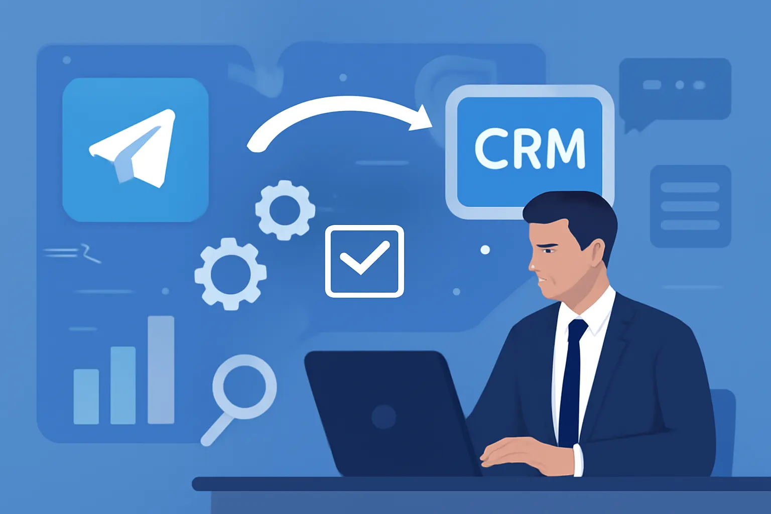 Как интеграция Telegram с CRM помогает избежать потерь клиентов