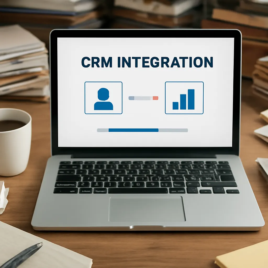 Desk setup for CRM integration planning