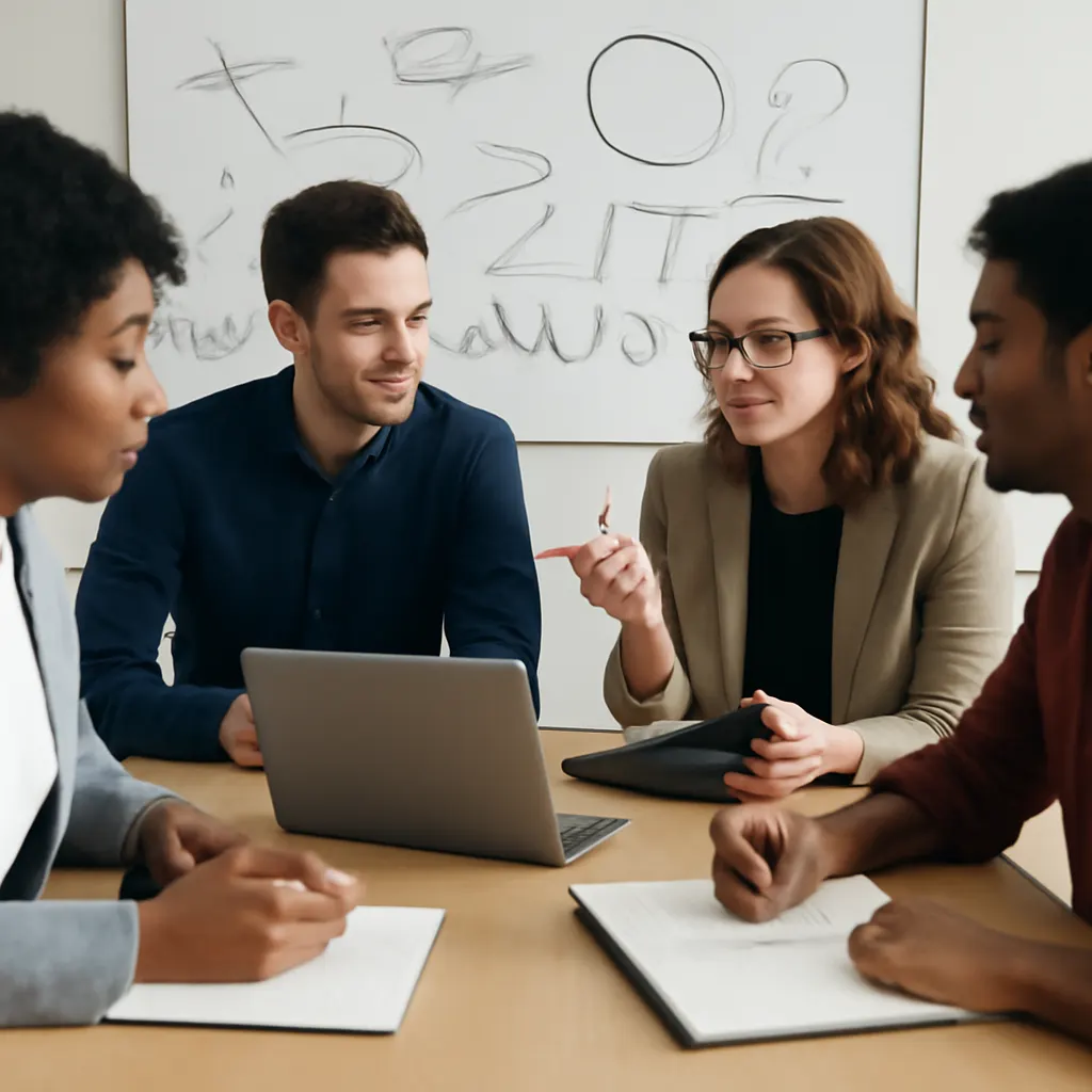 Teamarbeit in einem modernen Büro