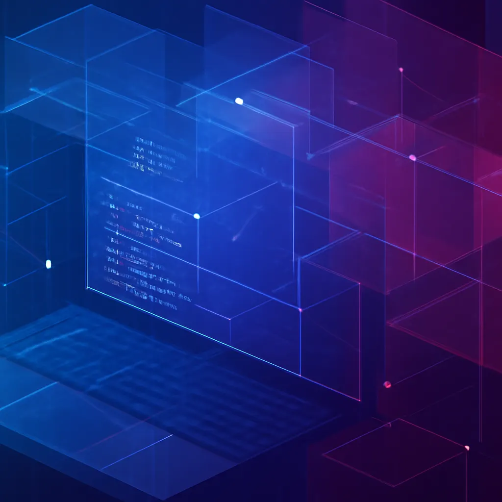 Digital artwork of bot development