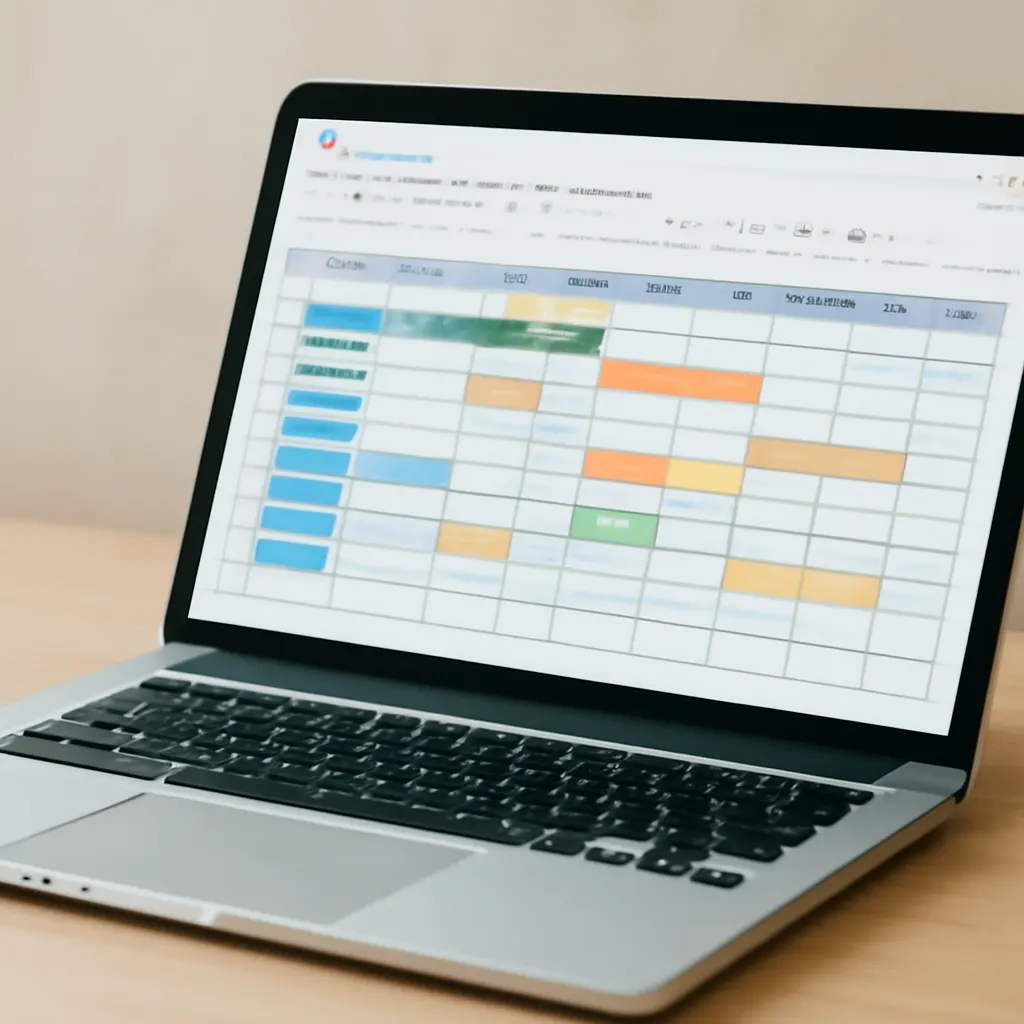 Интерфейс Google Sheets с настройкой CRM