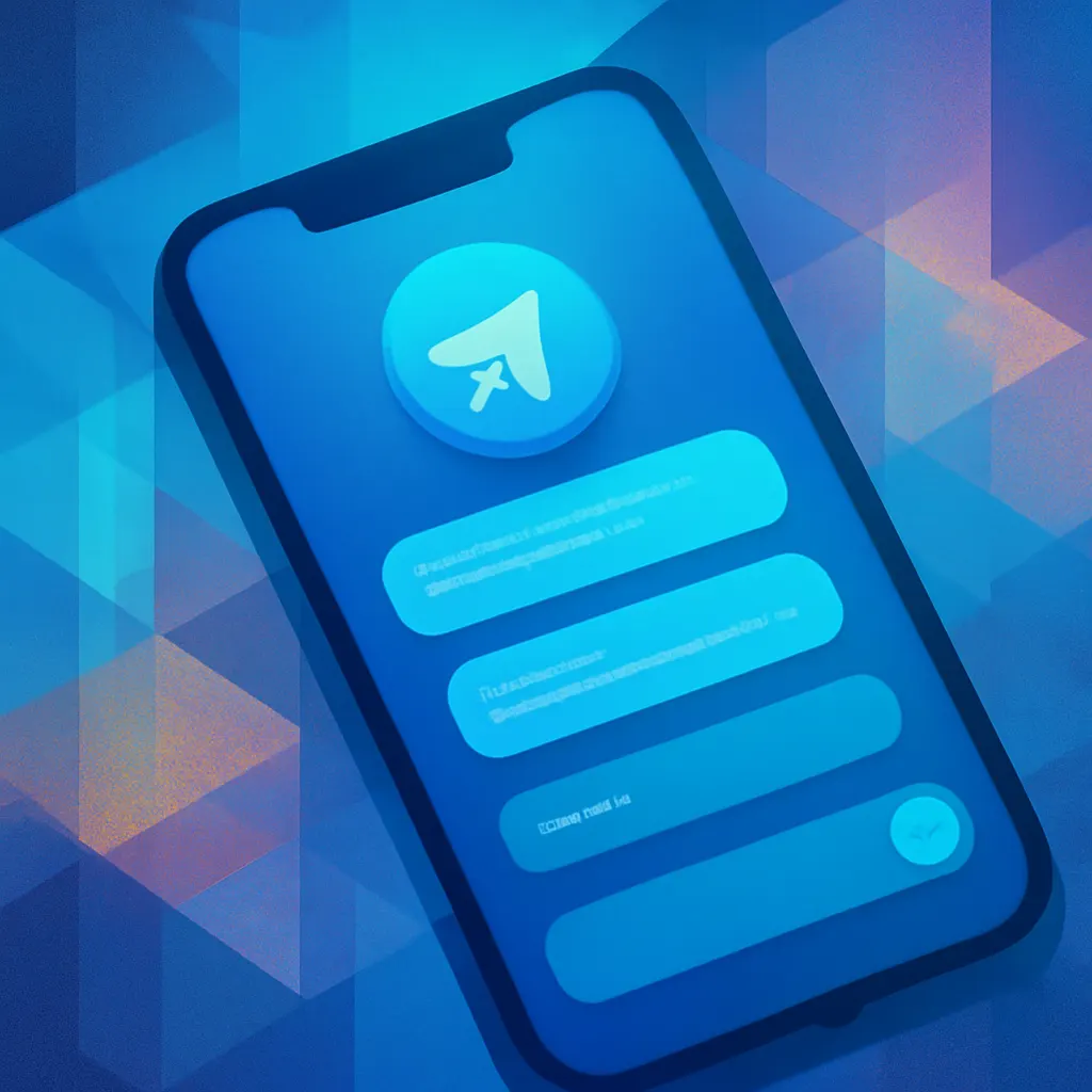 Telegram bot interface example.