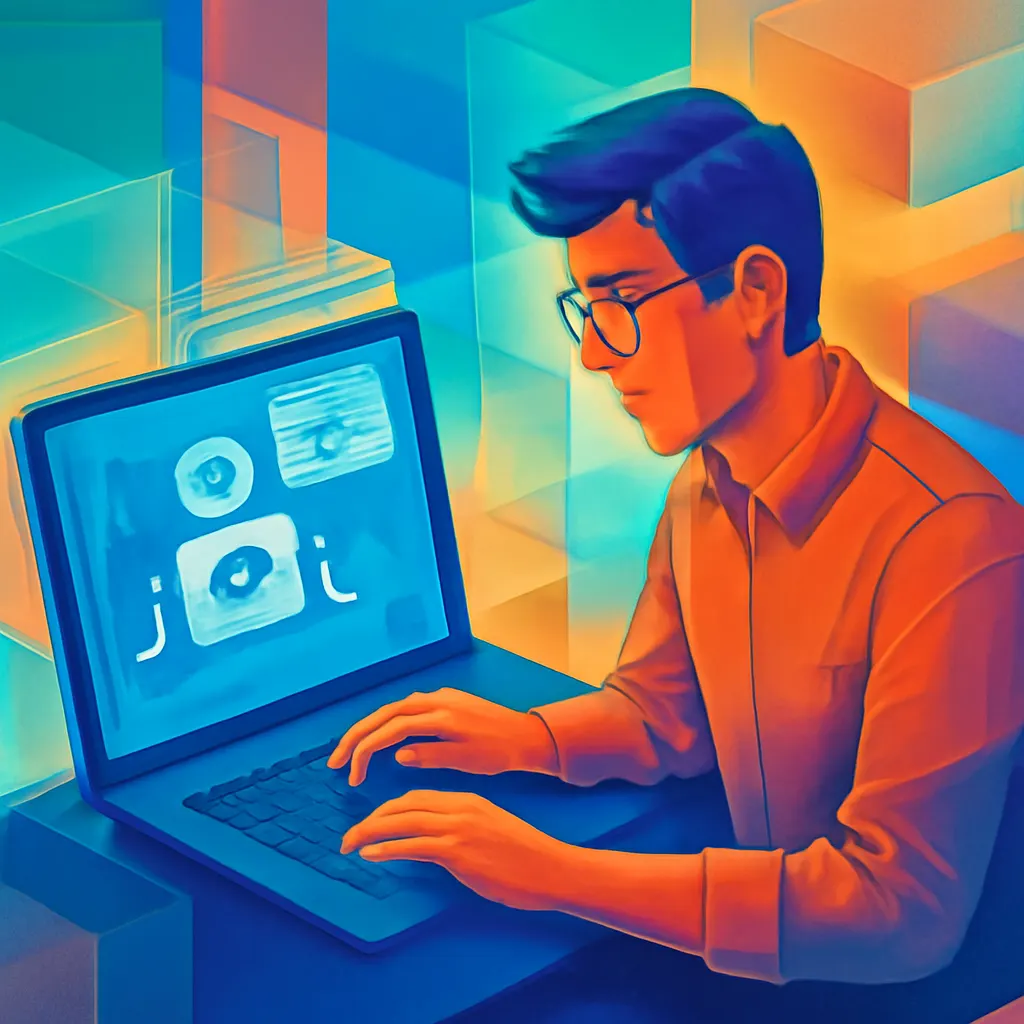 A small business owner creating a bot.