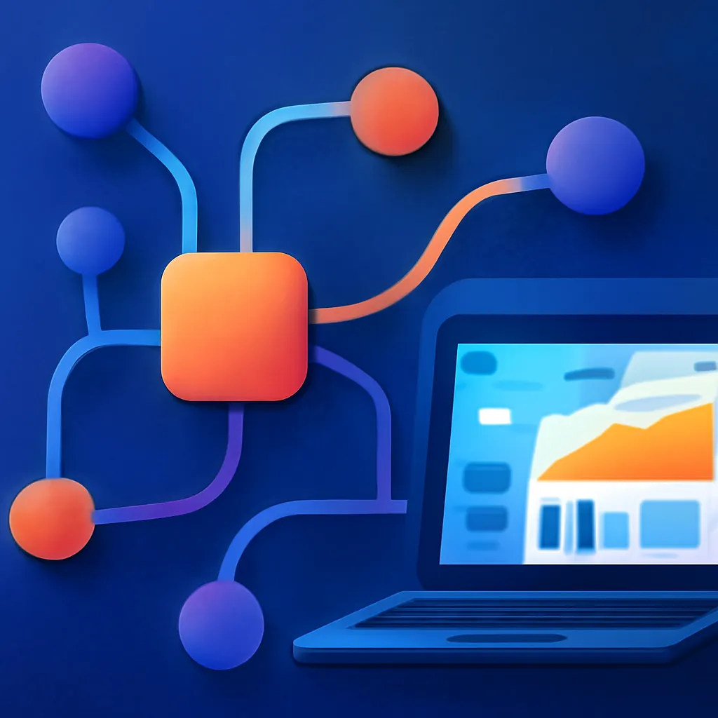 Visual representation of business process automation