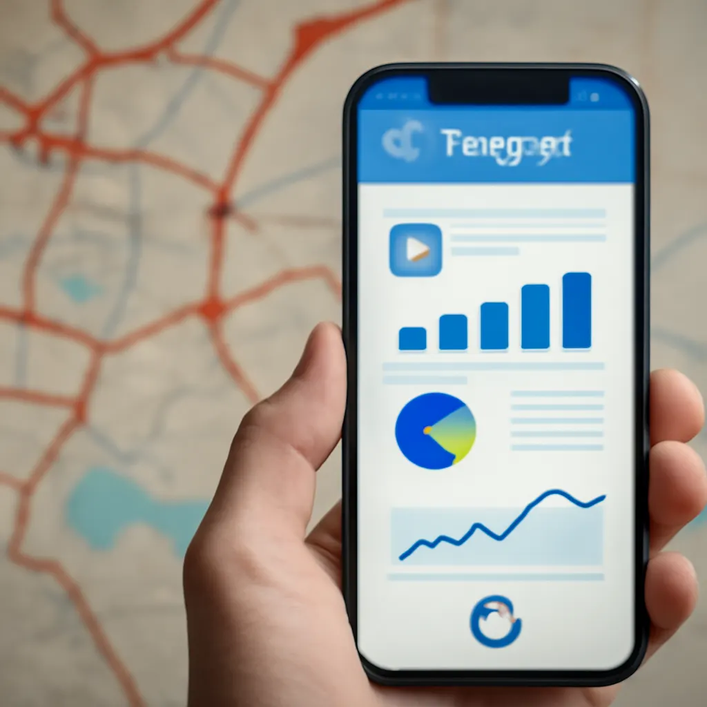 Interfejs bota Telegram na smartfonie