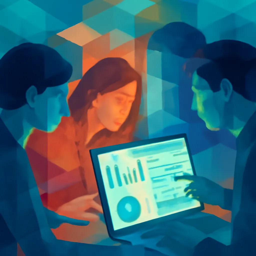 Team collaboration on AI automation strategy