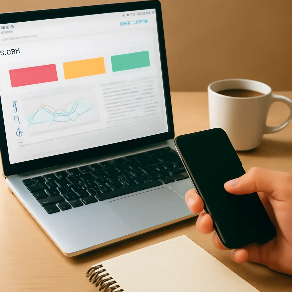 Интерфейс Google Sheets для управления CRM