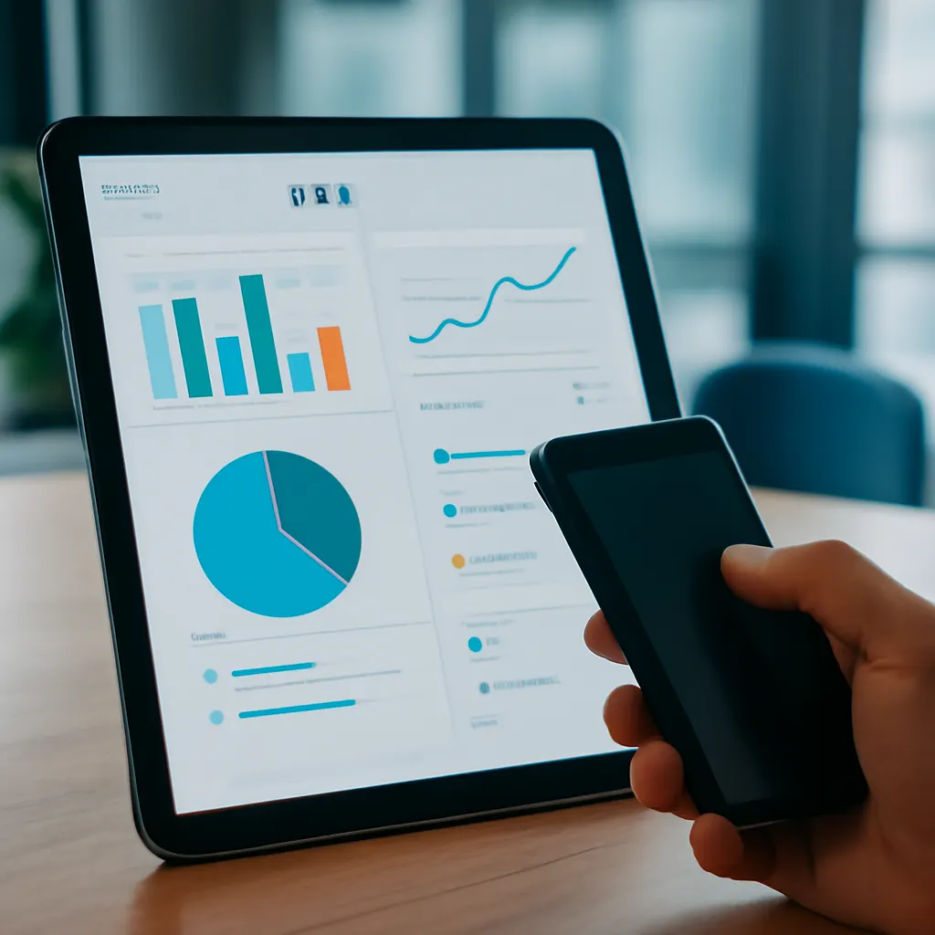 CRM система на планшете