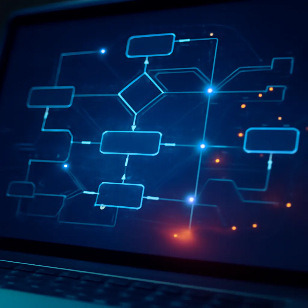 Схема процессов CRM на экране