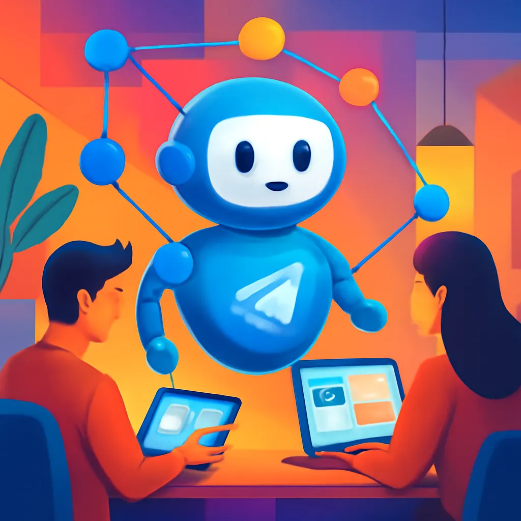 Современная офисная среда с взаимодействием Telegram-бота и пользователей