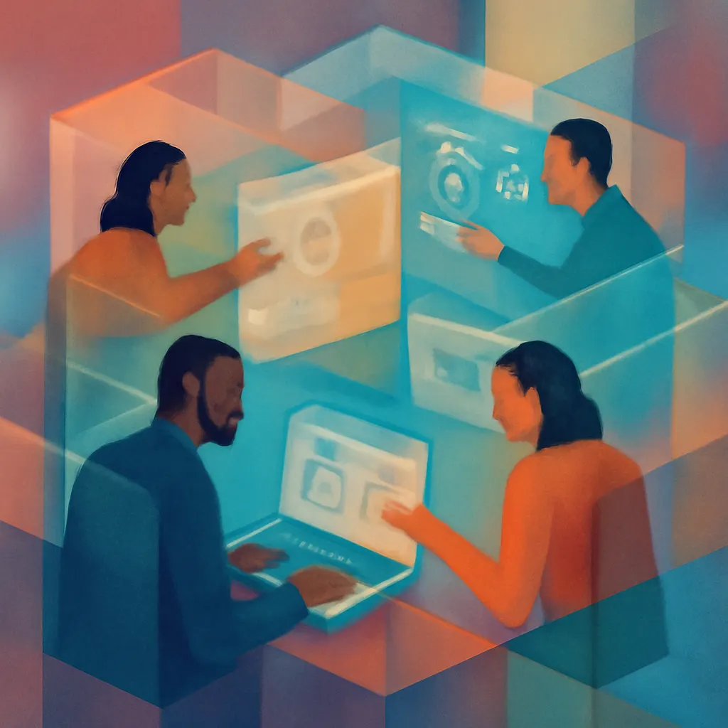 Team collaboration in business automation.