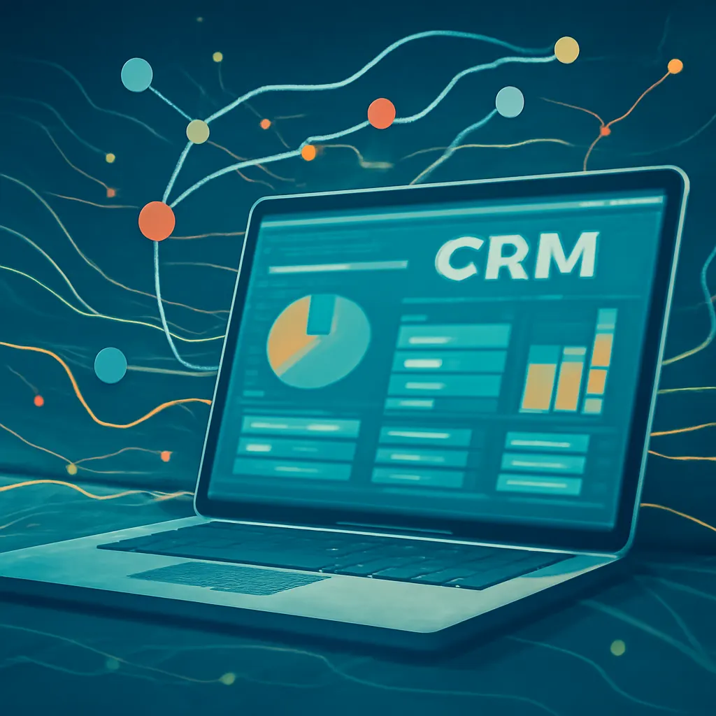 Wizualizacja systemu CRM