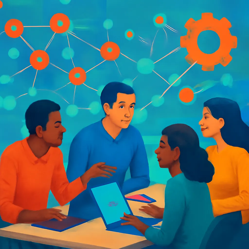 Small team brainstorming automation solutions.