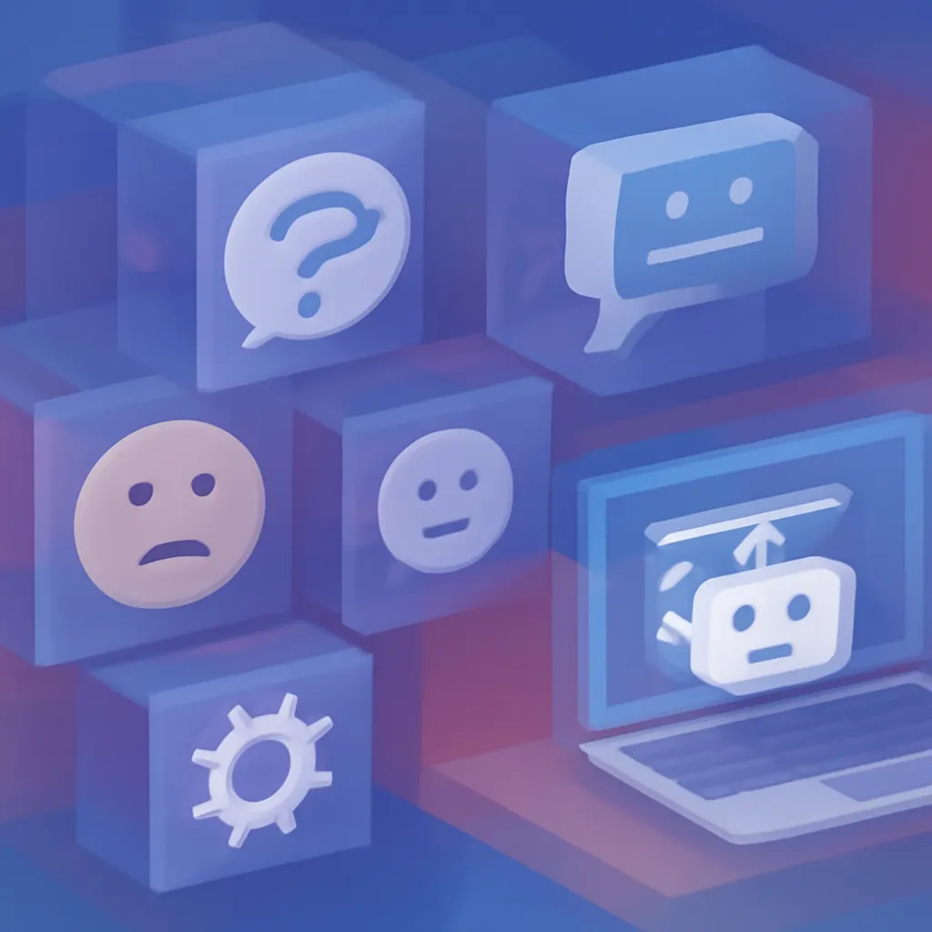 Infografika przedstawiająca problemy i rozwiązania chatbotów AI