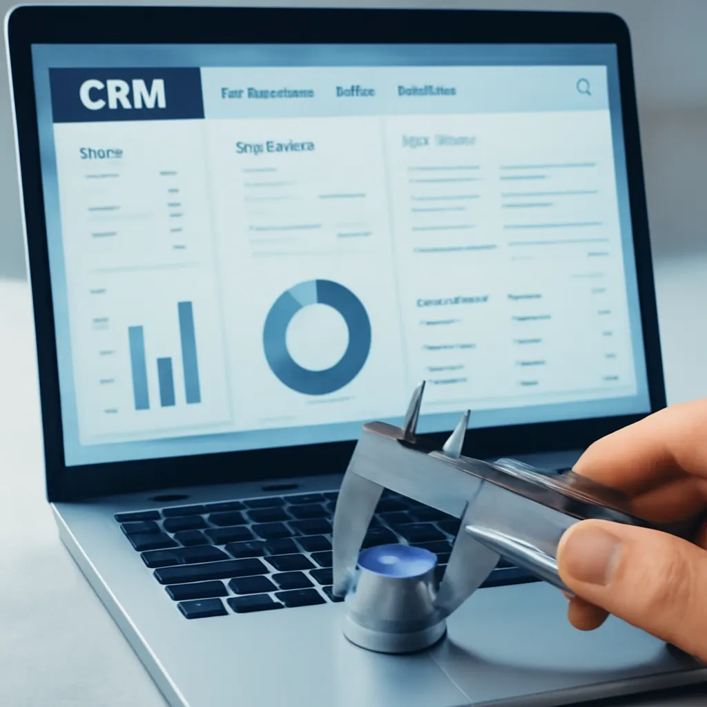 CRM-Oberfläche zur Verwaltung von Verkaufsanfragen