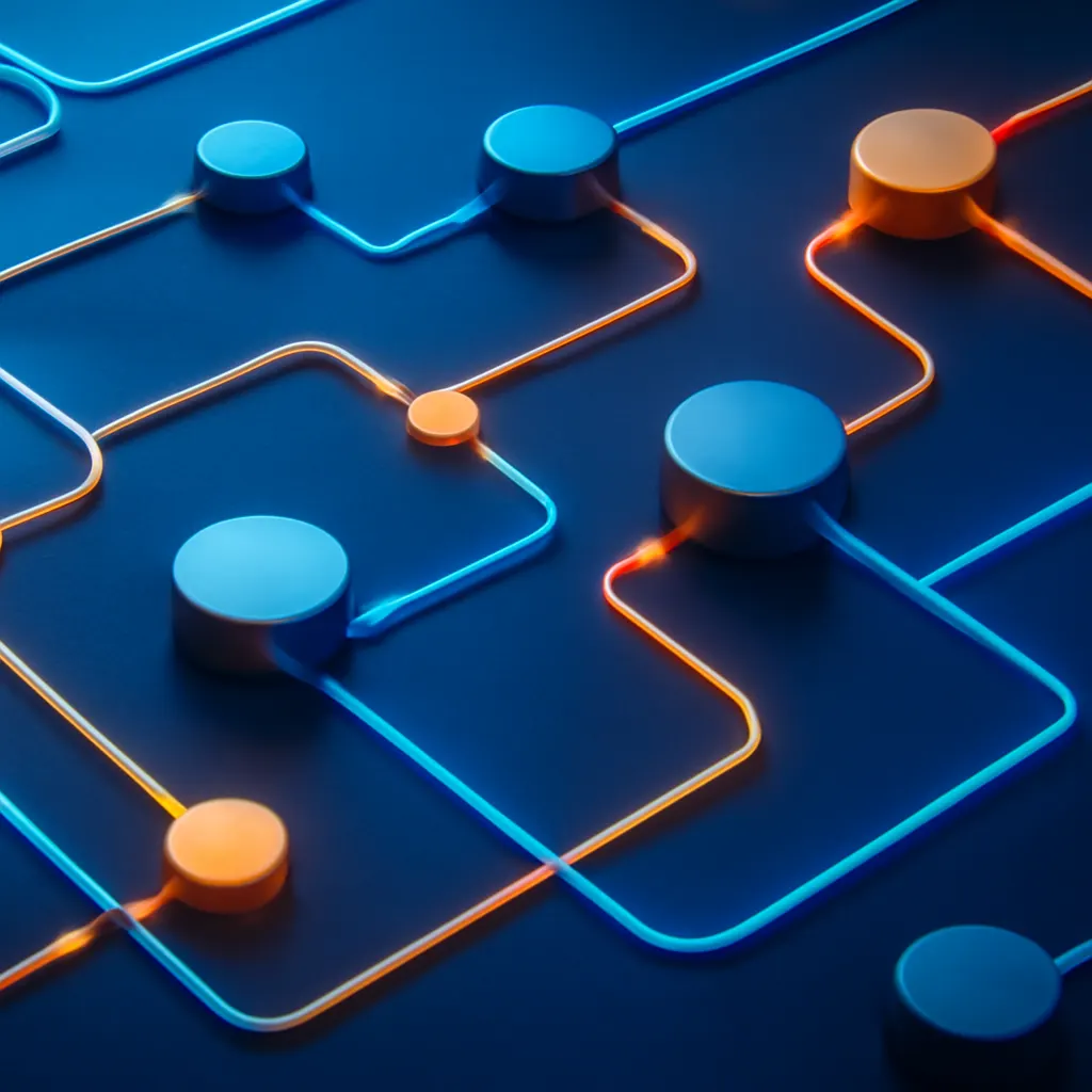 3D representation of business automation workflows