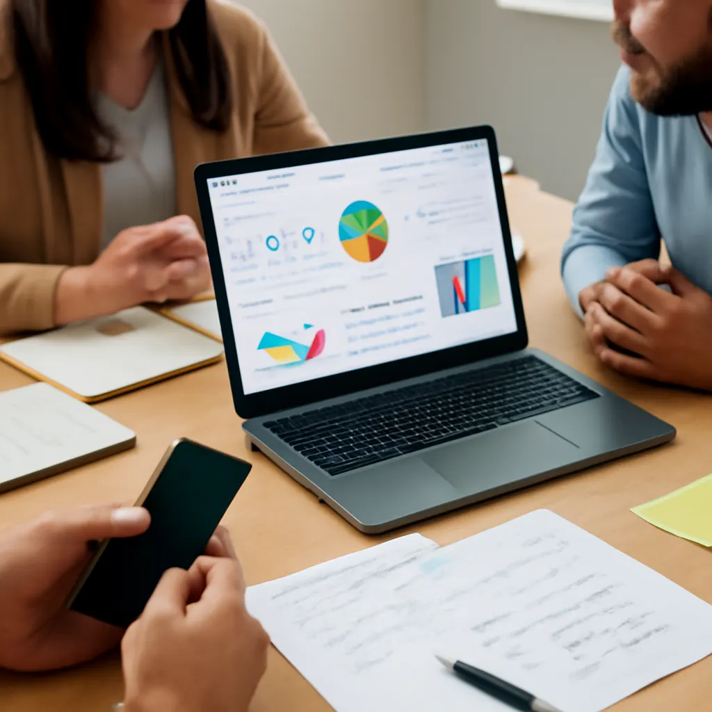 Команда обсуждает внедрение CRM-системы
