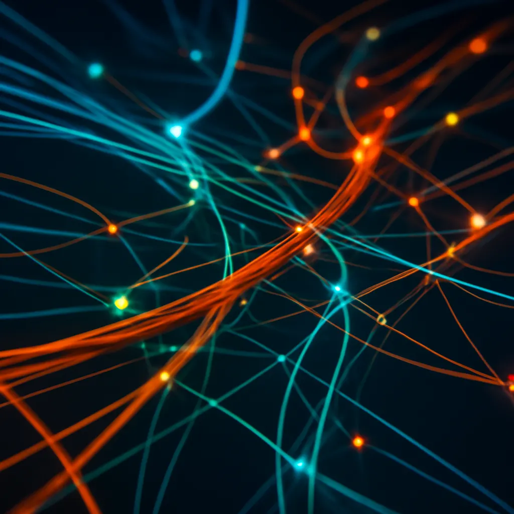 3D data flow sculpture